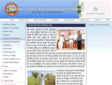 Tablet Screenshot of cazri.res.in